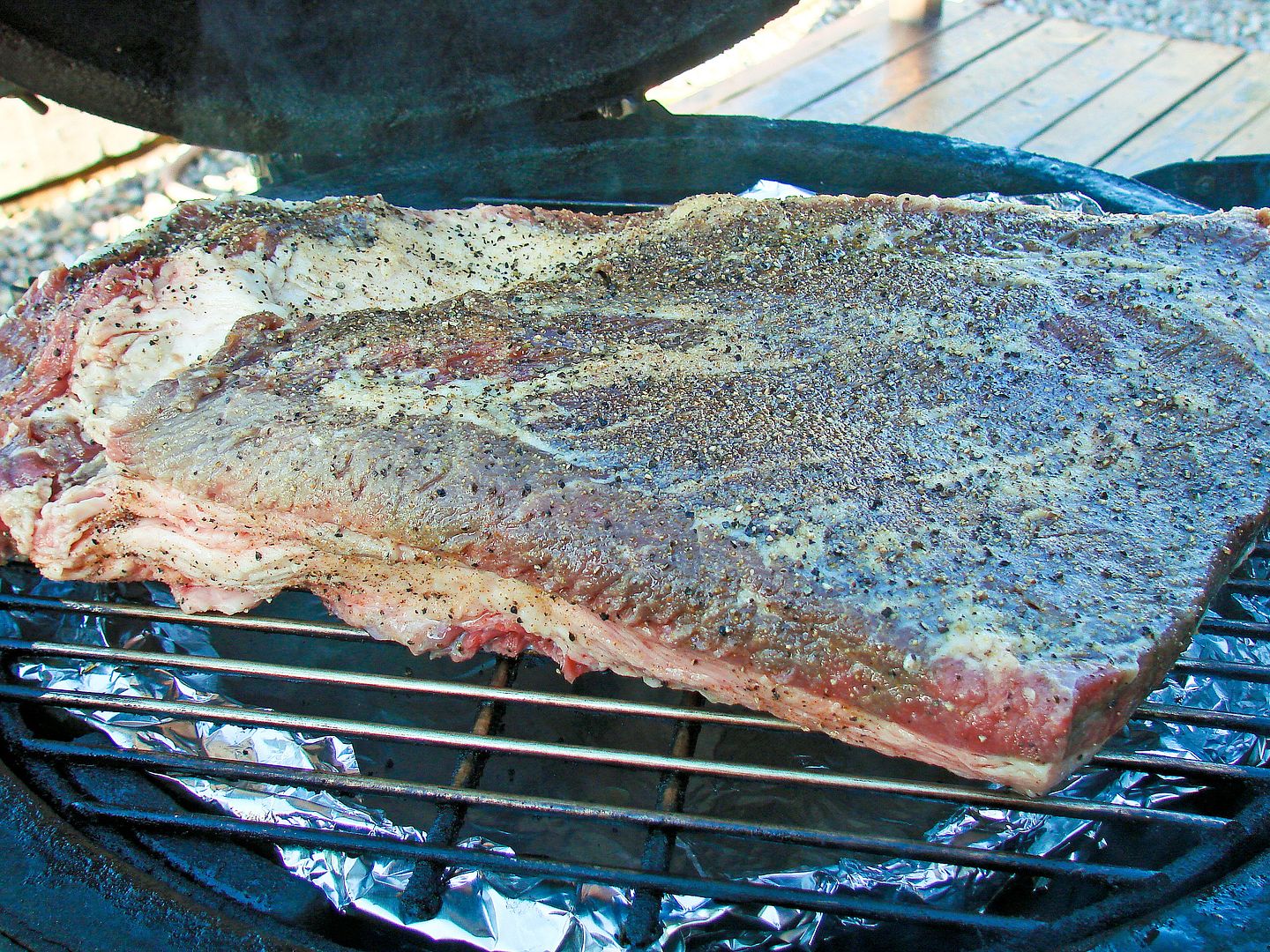 Myron Mixons Fast Brisket — Big Green Egg Forum